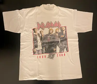 Vintage 2006 Def Leppard World Tour Shirt (XL)