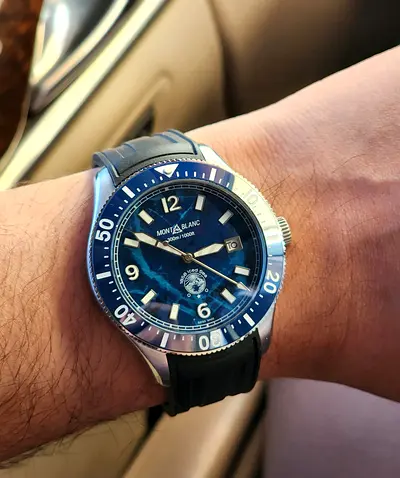 Mont Blanc automatic mens watch