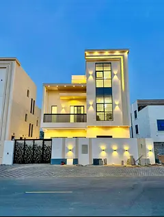 sh Luxury villa in Al-Amirah, 6 rooms, 4500 sq ft, super deluxe finishing