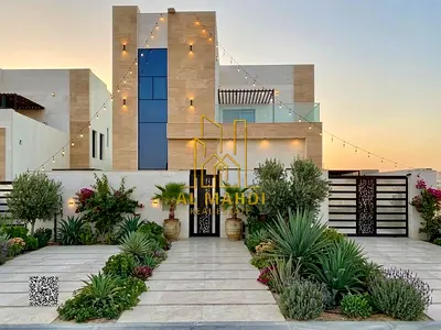 فرصة امتلاك فيلا احلامك تصميم مودرن مع روف و شامل رسوم التسجيل قريبة من المسجد و بسعر قابل للتفاوض