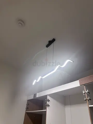 Modern Wavy LED Pendant Light - Minimalist Ceiling Fixture