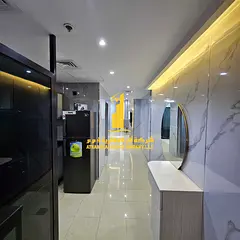 First occupant with separate kitchen, the most luxurious and elegant fully furnished studio for mont