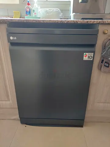 LG New Model Three Racks Dishwasher With WiFi Connected Black