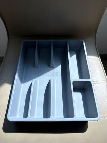 IKEA Grey Plastic Cutlery and Utensil Drawer Organizer (NEW)