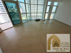 3-bedroom apartment with a living room for annual rent in Al Taawun area. The apartment has 4 bathro