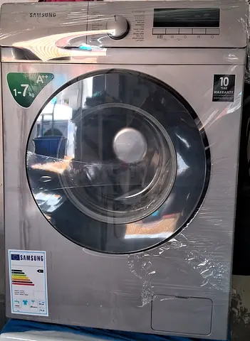 Samsung Front Load Washer 7kg-1kg Capacity, Silver (10yr Warranty)