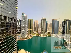 Furnished & Fitted | Glass Partitions | High Floor | Full Lake View | Gold Tower JLT