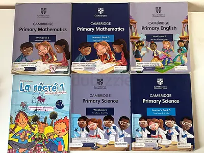 Set of Cambridge Primary Workbooks  Learner Books  for grade 5