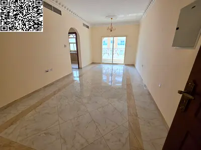 للايجار السنوى بعجمان بالحامديه بجوار محكمه عجمان غرفتين وصاله مع 2 حمام بلكونه كبيره تكيف مركزى  السعر 45 الف  تسهيلات فى الدفع 4 او 6 شيكات  تامين ش