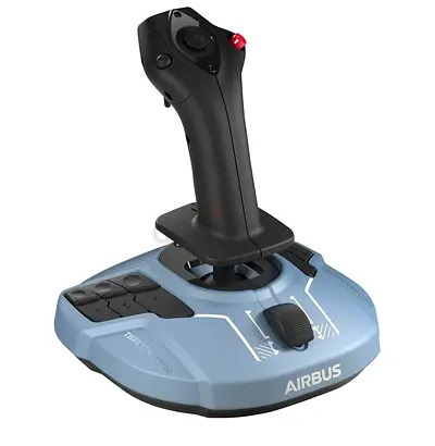 Thrustmaster TCA Sidestick Airbus Edition - Ergonomic Flight Stick with 12 Remappable Buttons