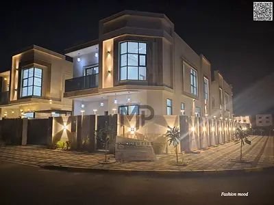 Corner Villa for sale | ajman| al zahia area | 5 master rooms, majlis, 2 halls, maid room| freehold | negotiable price.