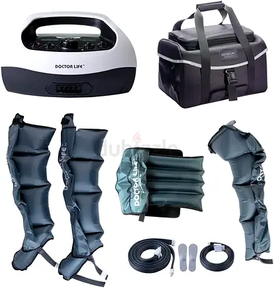 DOCTOR LIFE SP-2000 Full Body, XL Boots, Sequential Air Compression Massager. Blood  Lymphatic Circ