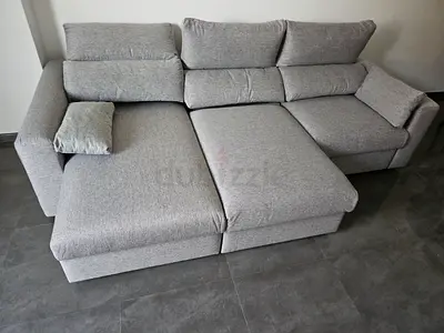 IKEA Eskilstuna L Shape Sofa Bed Grey
