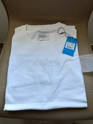MODESH White crew neck cotton T-shirt - brand new with tags XL