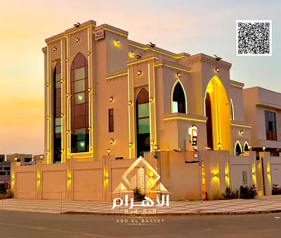 Own your luxury villa in Ajman, two floors and a roof, including registration, ownership fees, elec
