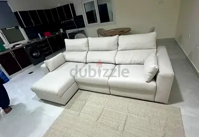 IKEA Eskilstuna L Shape Sofa bed with storage beige