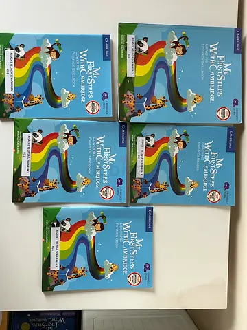 Set of 11 My First Steps With Cambridge Early Learning Books (Level K1) Lower KG