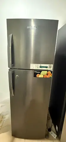 Super General Double Door Refrigerator Silver