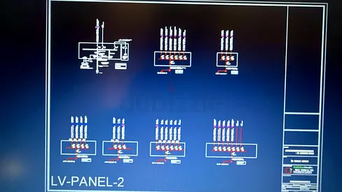 Dewa Approval all electrical drawings, warehouse