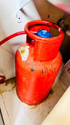 Used LPG Gas Cylinder - Orange (Refillable)
