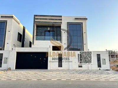 فيلا 5 غرف ماستر للبيع في الباهية عجمان | أول ساكن وتشطيب جديد مع تكييف مركزي