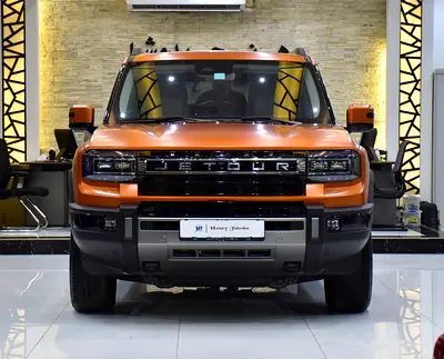 AED 3,649 EMi for 5Yrs | Jetour G700 Flagship / Ivory ( 2026 Model ) in Orange Color Color GCC Specs