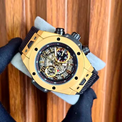 *Available new *🤩 Hublot  Big Bang 🔥  for man super master  Swiss movement  🤩with original box 😍