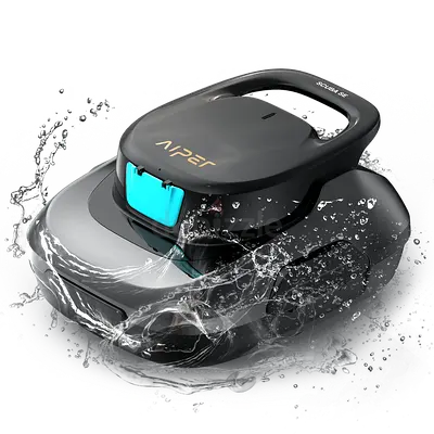 AIPER Scuba SE Robotic Pool Cleaner, Cordless Robotic Pool Cleaner, 90 Minutes of Cleaning, Ideal fo