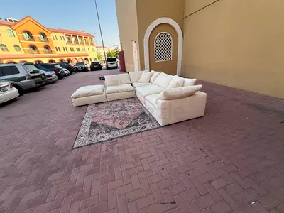Excellent condition Marina home luscious Modular feather filled sofa with footstool