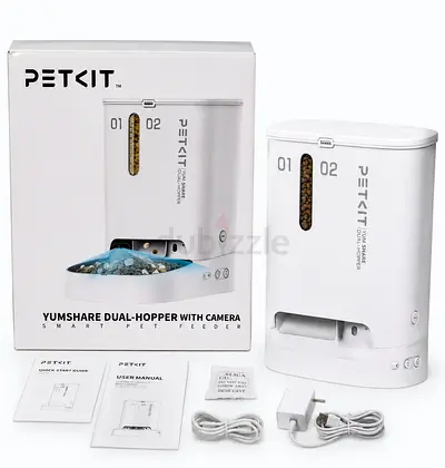 PETKIT YumShare Dual-Hopper Smart Pet Feeder with Camera
