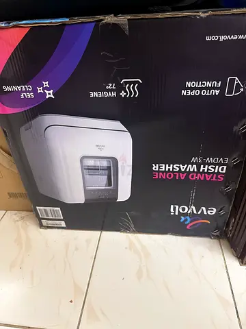Evvoli Standalone Compact Dishwasher (EV-DW-3W) - Brand New in Box