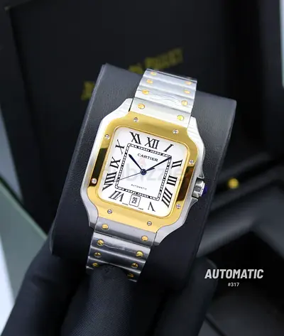 Cartier santos watch automatic premium watch