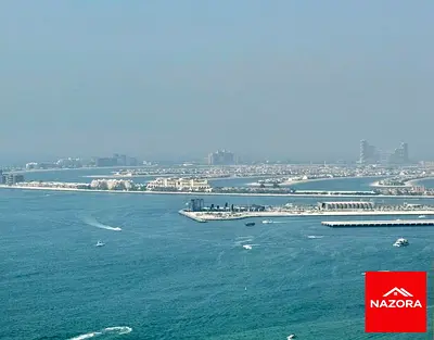 إطلالات على البحر والمارينا | شقة بغرفتي نوم | مفروشة | شمس 1 JBR