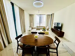 Fully Furnished, Brand New 3 Bedroom, Maids room , All Facilities