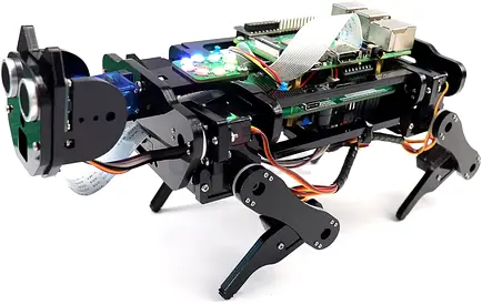 FREENOVE Robot Dog Kit for Raspberry Pi 5 4 B 3 B+ B A+