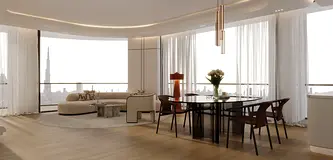1BR Apartment | Binghatti Skyrise Tower A | Burj Khalifa &amp; Marina Views | Furnished