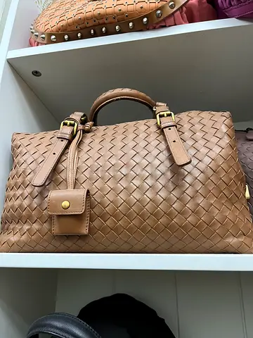 Authentic Bottega Veneta full leather ladies bag Intrecciato Mini Boston handbag