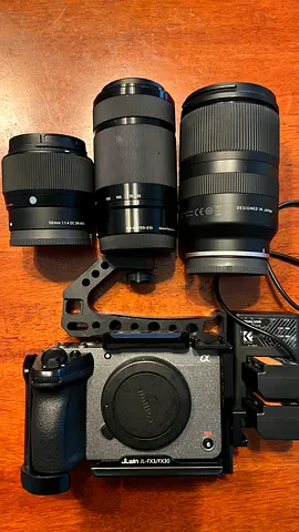 Sony FX30 cinema line with 3 Lenses - near perfect condition