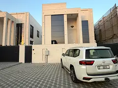 Villa for rent in Al Yasmin, very prime location, 5 master bedrooms, living room, majlis, kitchen an