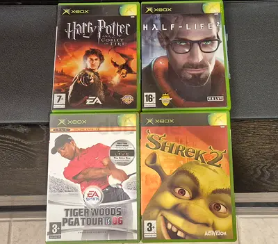 Bundle of 4 Original Microsoft Xbox Games