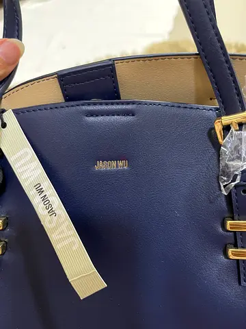 Navy Jason Wu leather tote bag - like new