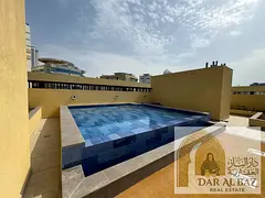 3-bedroom apartment with living room for annual rent. 3 master bedrooms, maid's room with master