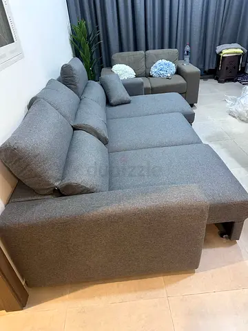 IKEA Eskilstuna L Shape Sofa Bed Dark grey
