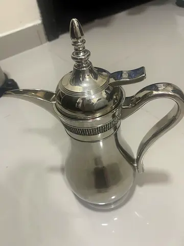 Traditional Arabic Dallah Coffee Pot - Decorative Stainless Steel