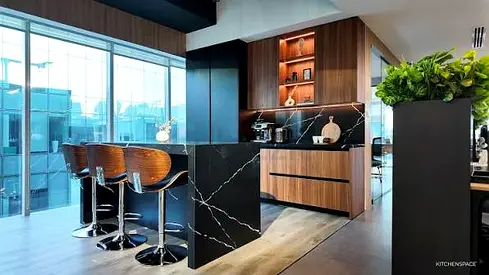 Magnanimous Custom Office Pantry Furniture Setup  Plumbing Renovation