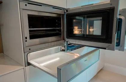 Gaggenau 400 series Built-in electric oven with microwave and warming drawer- excellent condition