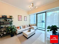 1BR Apartment | Ocean Heights Dubai Marina | Furnished | Marina View