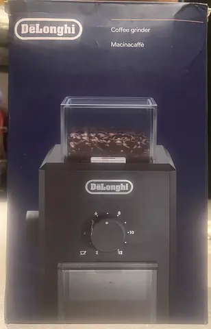 DeLonghi Electric Coffee Grinder - Model in Original Box