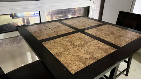 Dining Table Marble Top