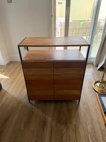 Genuine West Elm Industrial Storage Entry Cabinet in excellent condition.